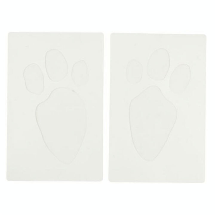 Pochoir Empreinte de Lapin 2 pcs - CTOP - Rougier et Plé