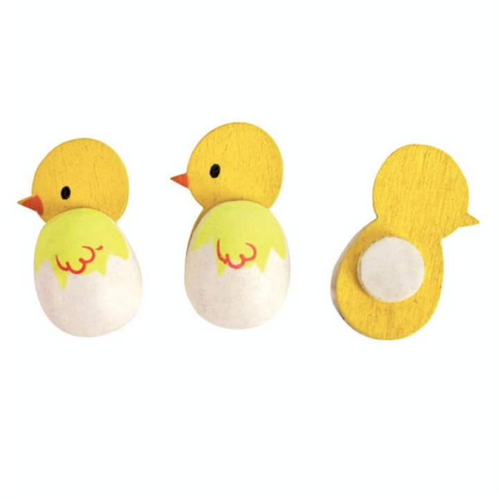 Sticker en bois Poussin x 18 pcs - CTOP - Rougier et Plé
