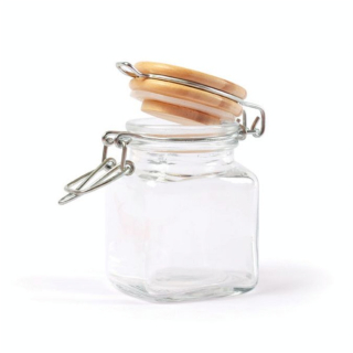 Mini bocal en verre carré H.7,5 cm - Graine Créative - Rougier et Plé