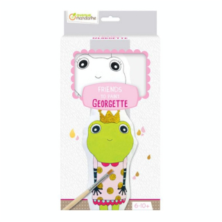 Peluche à peindre Georgette la Grenouille - Avenue Mandarine - Rougier et Plé