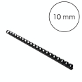 Peigne de reliure plastique Noir A4 Ø 10 mm 25 pcs - Gbc - Rougier et Plé