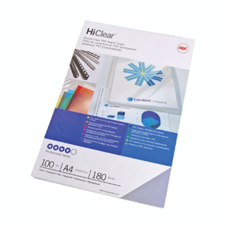 Plat de couverture HiClear A4 180 microns Transparent 25 pcs - Gbc - Rougier et Plé
