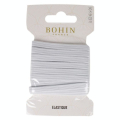 Élastique tressé Blanc demi large 8 g - 3,5 m - Bohin - Rougier et Plé