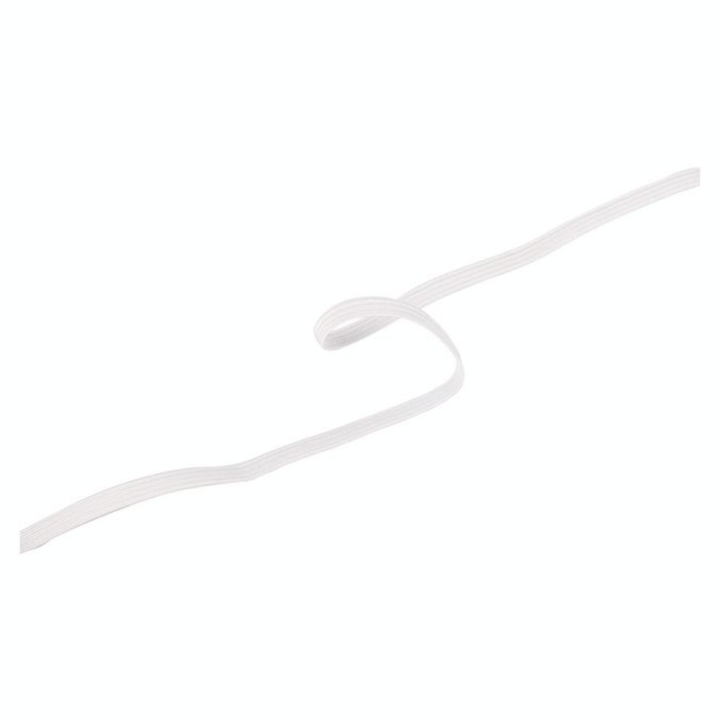 Élastique tressé Blanc demi large 8 g - 3,5 m - Bohin - Rougier et Plé