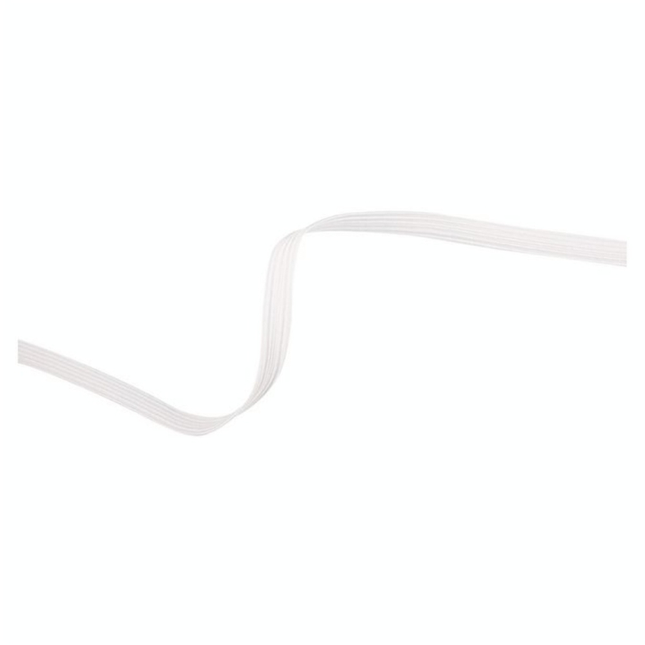 Élastique tressé Blanc demi large 10 g - 3 m - Bohin - Rougier et Plé