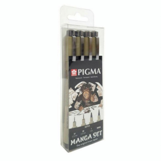 Feutre calibrés Pigma Micron pour Manga x 4 pcs - Sakura - Rougier et Plé