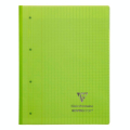 Bloc de cours 22,3 x 29,7 cm grands carreaux Séyès 160p perforées Koverbook - Clairefontaine - Rougier et Plé