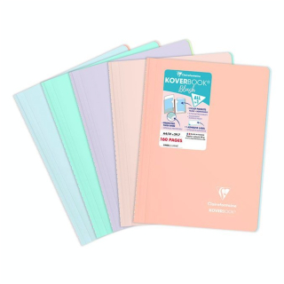 Cahier 21 x 29,7 cm ligné 160p Reliure intégrale Koverbook Blush - Clairefontaine - Rougier et Plé