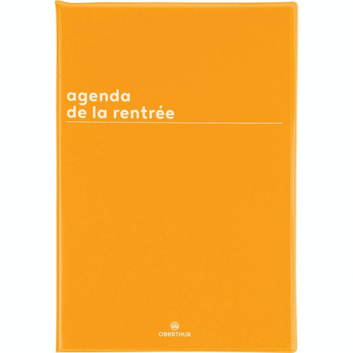 Agenda semainier 2023-2024 16 x 24 cm Boréal Rouge - Editions Oberthur - Rougier et Plé