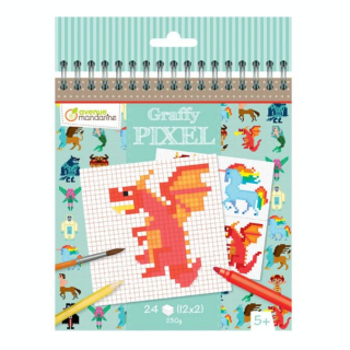 Pixel Graffy Créature fantastiques - Avenue Mandarine - Rougier et Plé
