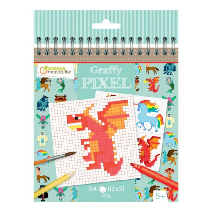 Pixel Graffy Créature fantastiques - Avenue Mandarine - Rougier et Plé
