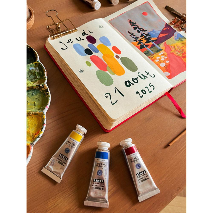 Gouache extra-fine Set couleurs primaires 6 x 14 ml - Linel - Rougier et Plé