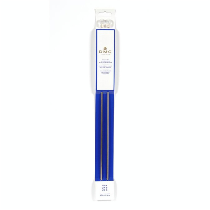 Aiguille à tricoter Aluminium n°4 - DMC - Rougier et Plé