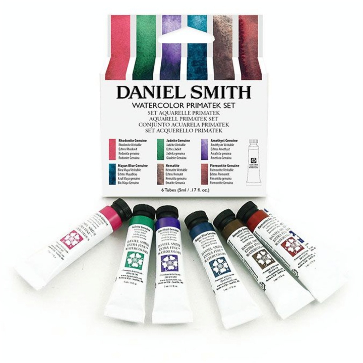 Peinture aquarelle Extra-fine Set primatek 6 x 5 ml - Daniel Smith - Rougier et Plé