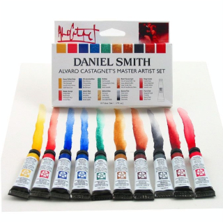Peinture aquarelle Extra-fine Set Alvaro Castagnet 10 x 5 ml - Daniel Smith - Rougier et Plé