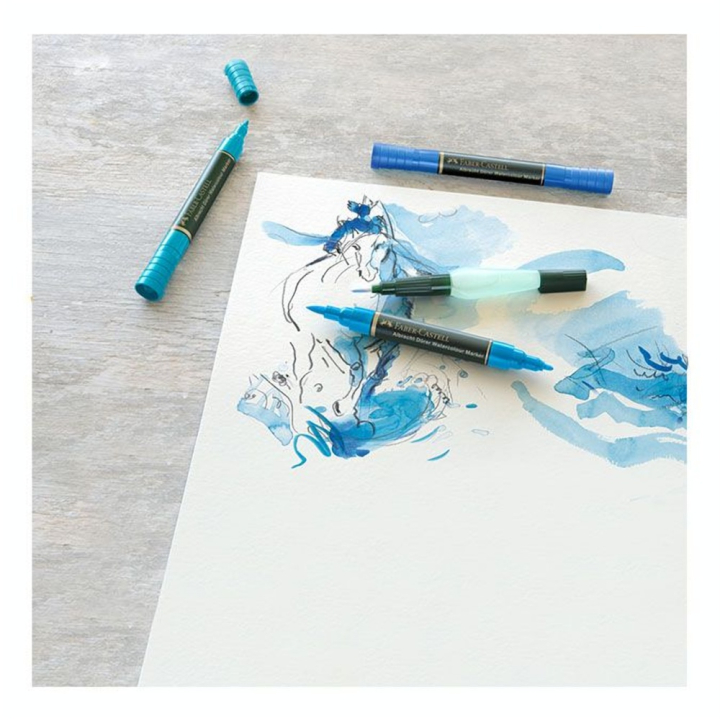 Marqueur aquarellable Albrecht Dürer Set 5 feutres - Faber-Castell - Rougier et Plé