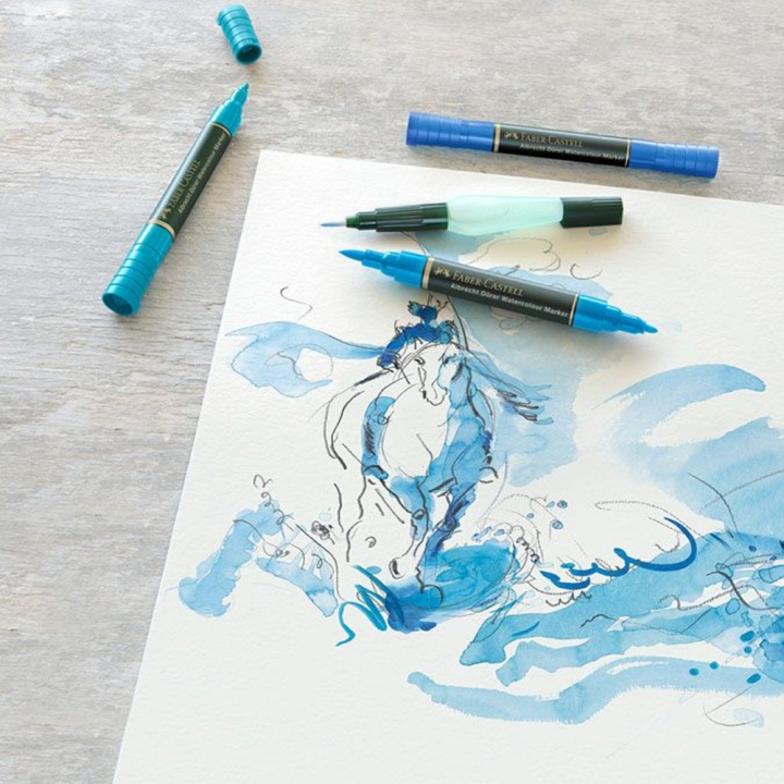 Marqueur aquarellable Albrecht Dürer Set 5 feutres Urbain - Faber-Castell - Rougier et Plé
