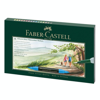 Marqueur aquarellable Albrecht Dürer Coffret 16 feutres - Faber-Castell - Rougier et Plé