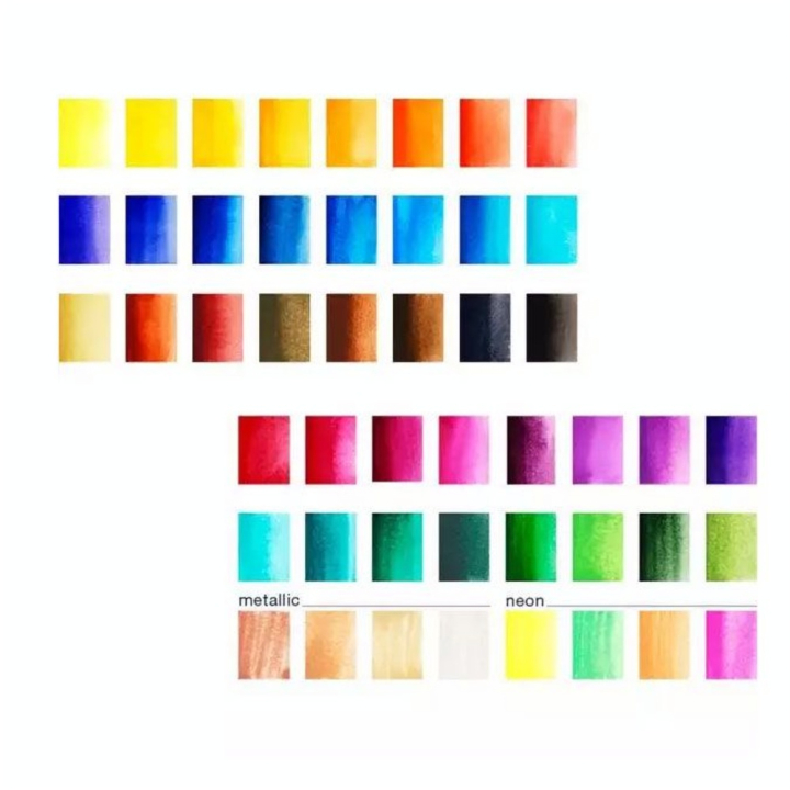 Peinture aquarelle Creative Studio 48 demi-godets - Faber-Castell - Rougier et Plé