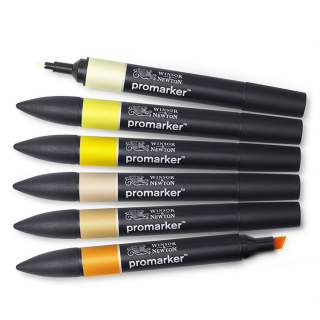 Marqueur Promarker Set Jaunes - Winsor & Newton - Rougier et Plé