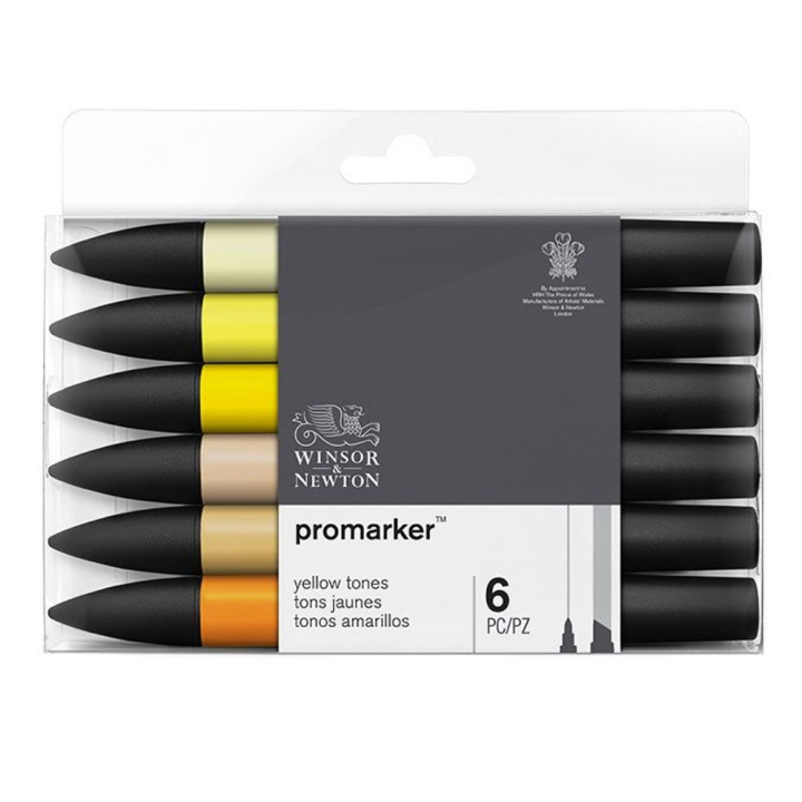 Marqueur Promarker Set Jaunes - Winsor & Newton - Rougier et Plé