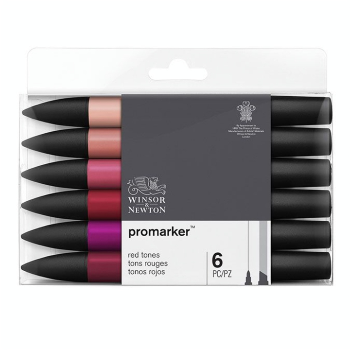 Marqueur Promarker Set Rouges - Winsor & Newton - Rougier et Plé