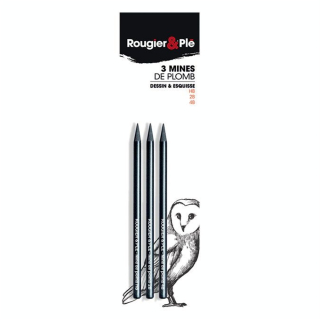 Crayon esquisse Set Mine de plomb HB - 2B - 4B - Rougier&Plé - Rougier et Plé