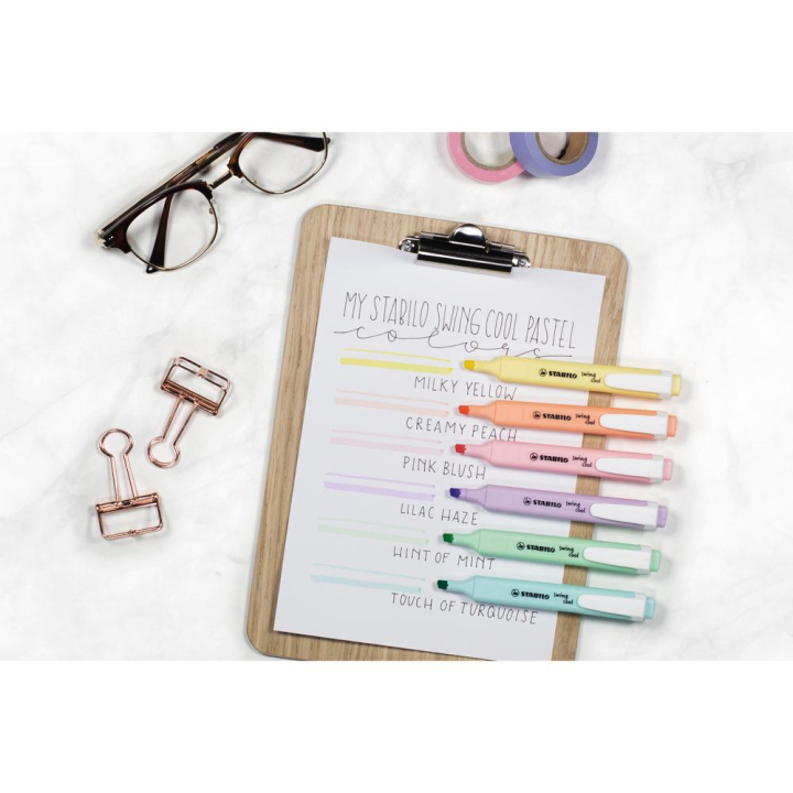 Surligneur Swing Cool Pastel - STABILO - Rougier et Plé