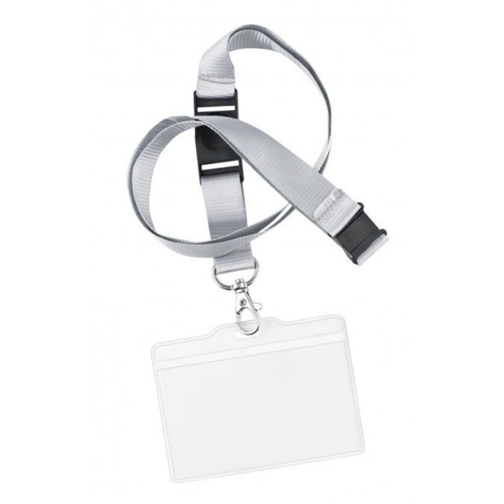 Badge porte étiquette avec tour de cou - Wonday - Rougier et Plé