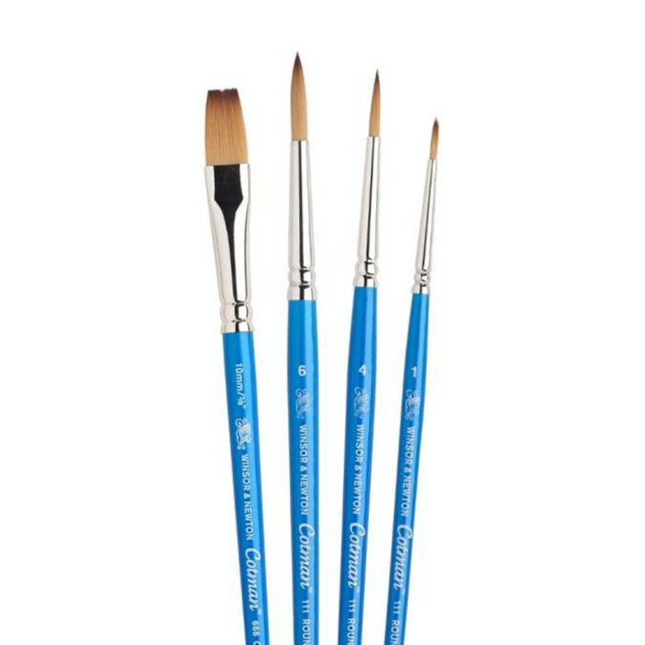 Pinceau fibres synthétiques Cotman Set de 4 pcs - Winsor & Newton - Rougier et Plé