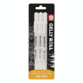 Stylo gel Gelly Roll Blanc 05 - 08 - 10 - Sakura - Rougier et Plé