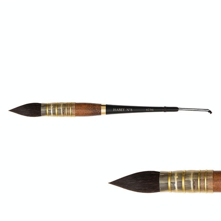 Pinceau à lavis en Petit Gris Pur série 6234I - Isabey - Rougier et Plé