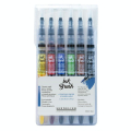 Pinceau à réservoir d'encre Brush Set Standard 6 couleurs - Sennelier - Rougier et Plé