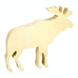Élan en bois à poser 11,5 x 9,5 x 1,8 cm - CTOP - Rougier et Plé