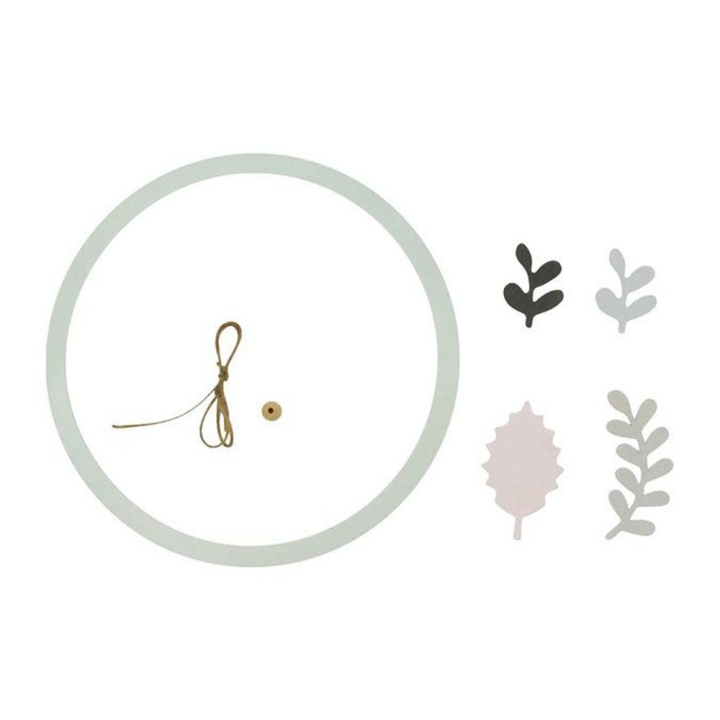 Couronne de Noël en papier kit Gris bleu - CTOP - Rougier et Plé