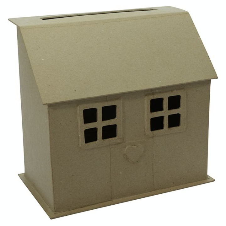 Urne maison en papier mâché - Décopatch - Rougier et Plé
