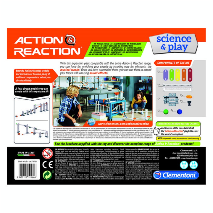 Jeu scientifique Action & Réaction extension Bandes Sonores - Clementoni - Rougier et Plé