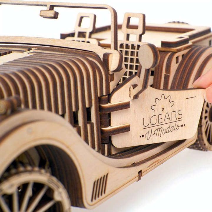 Puzzle mécanique en bois Roadster VM-01 - UGEARS - Rougier et Plé