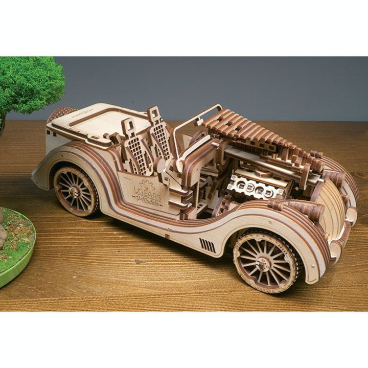 Puzzle mécanique en bois Roadster VM-01 - UGEARS - Rougier et Plé