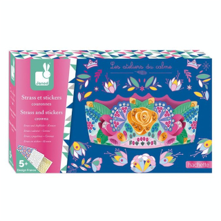 Kit créatif Strass et Stickers Couronnes - Janod - Rougier et Plé