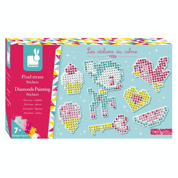 Kit créatif Pixel strass stickers - Janod - Rougier et Plé
