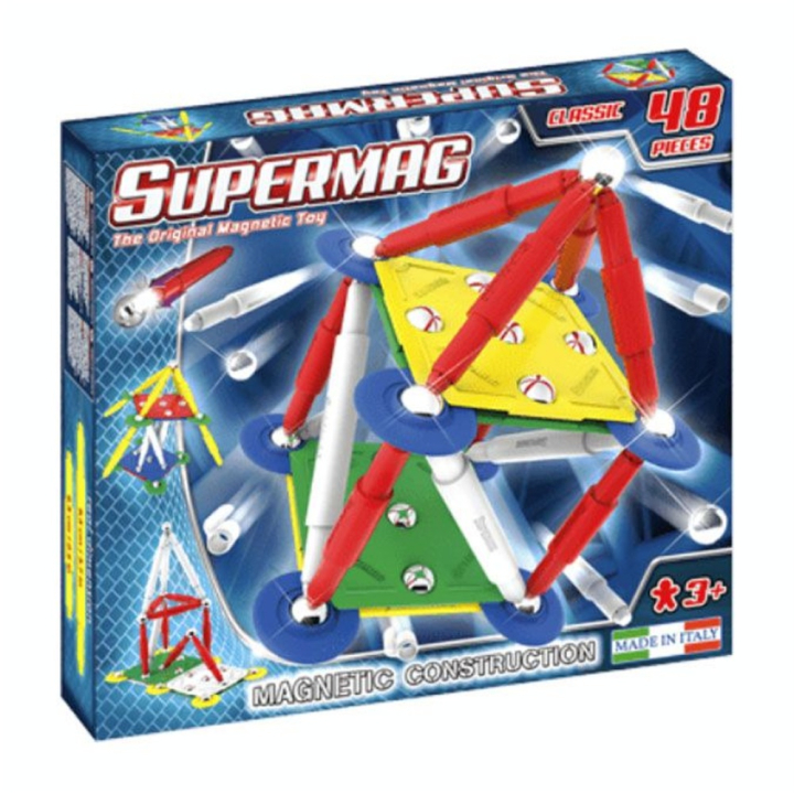 Jeu de construction magnétique Classic 48 pcs - Supermag - Rougier et Plé