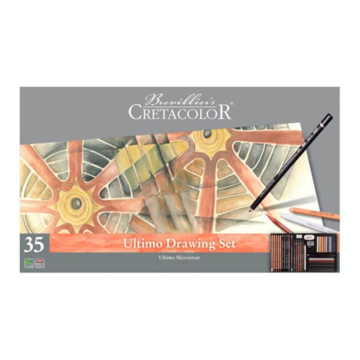Coffret esquisse Ultimo 35 pcs - Cretacolor - Rougier et Plé