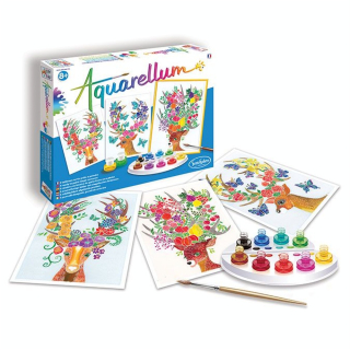 Aquarellum coffret Cerfs Enchantés - Sentosphère - Rougier et Plé