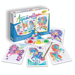 Aquarellum Junior coffret Licornes - Sentosphère - Rougier et Plé