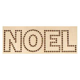 Panneau lumineux Noël 40 x 15 x 3,cm - Artemio - Rougier et Plé