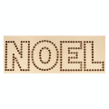 Panneau lumineux Noël 40 x 15 x 3,cm - Artemio - Rougier et Plé