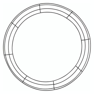 Support en métal pour Couronne Ø 30 cm - CTOP - Rougier et Plé