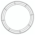 Support en métal pour Couronne Ø 30 cm - CTOP - Rougier et Plé