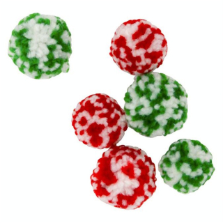 Pompons en laine bicolores 20 pcs - CTOP - Rougier et Plé